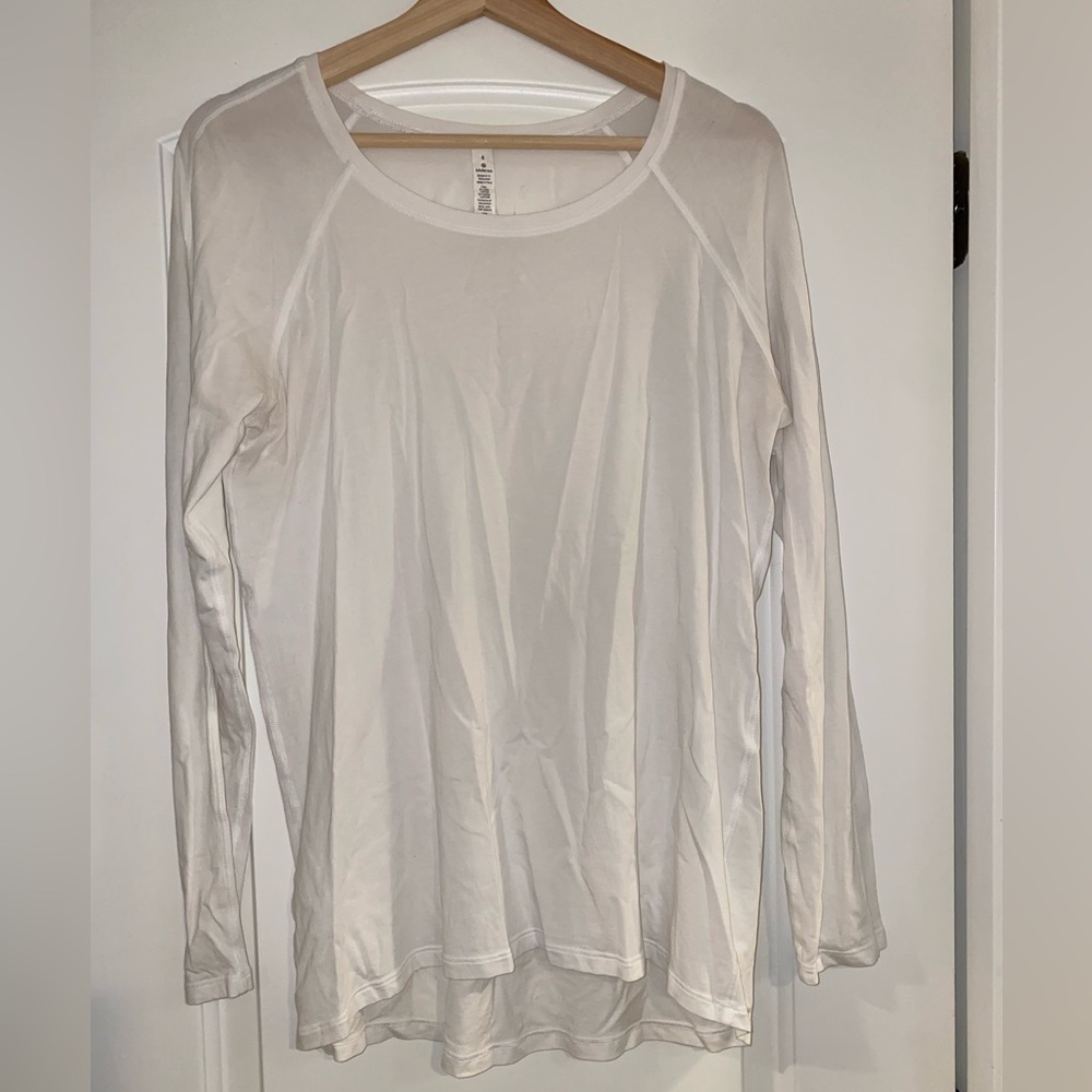 Lululemon Long Sleeve White Size 8 - Picture 5 of 16
